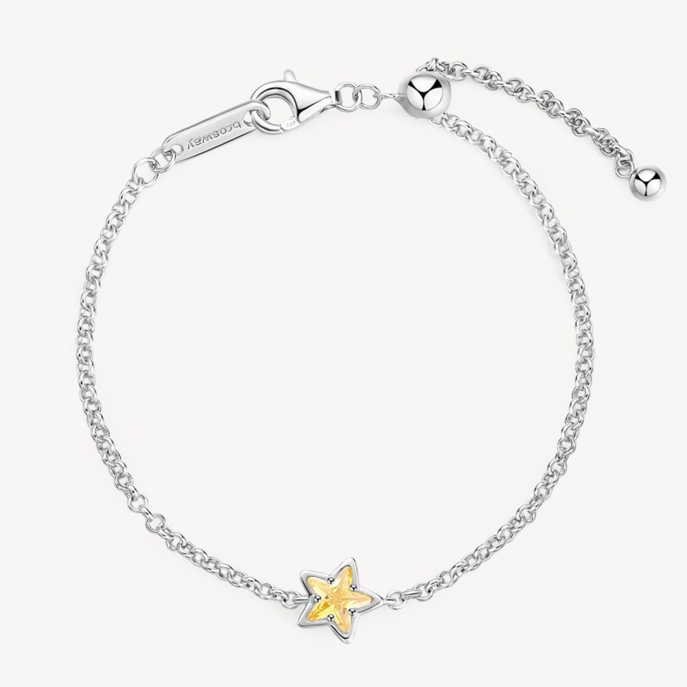 Brosway Bracciale Argento Stella Gialla Fancy