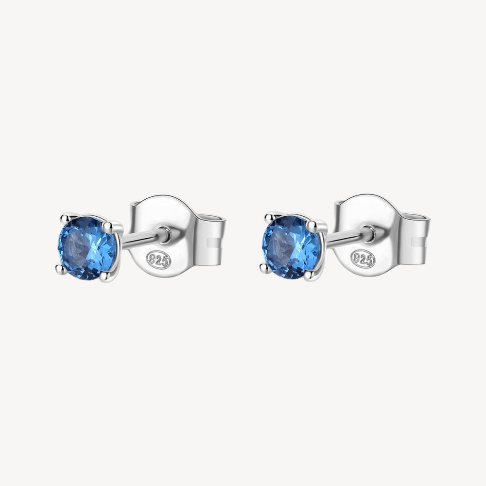 Brosway Orecchini Argento Cristalli Sapphire Fancy