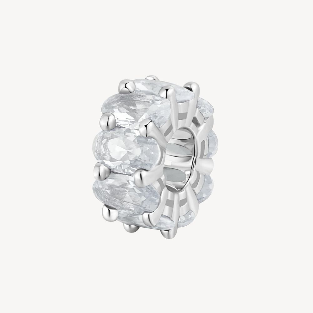 Brosway Charm Argento Oval Cubic White Fancy