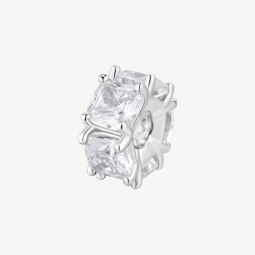 Brosway Charm Argento Cushion Cubic White Fancy