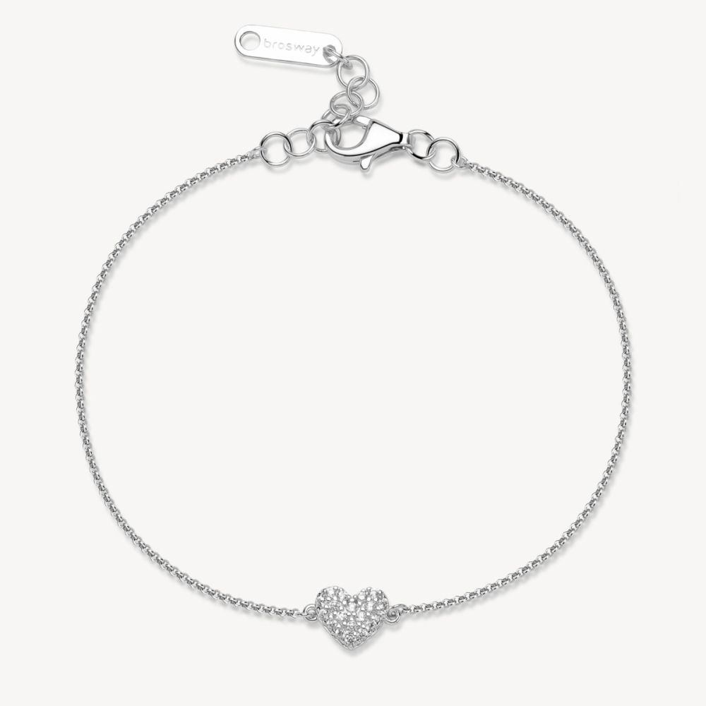 Brosway Bracciale Argento Cuore Con Cristalli Fancy