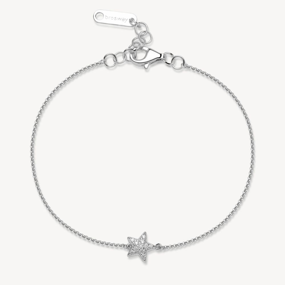 Brosway Bracciale Argento Stella Con Cristalli Fancy