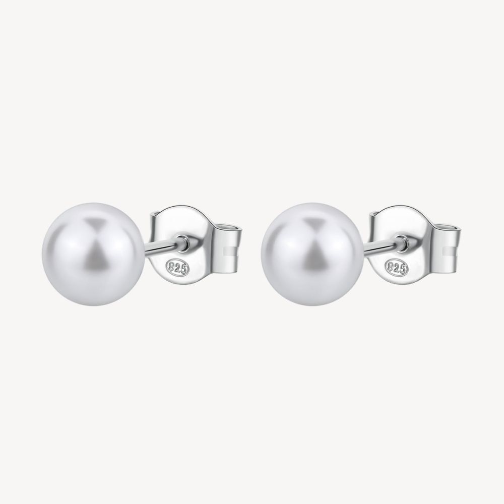 Brosway Orecchini Argento Perla Bianca Fancy