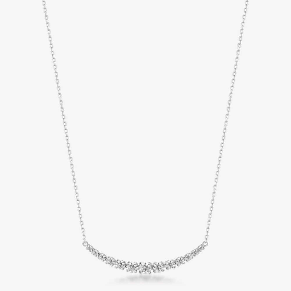 Brosway Collana Argento Zirconi Bianchi Fancy