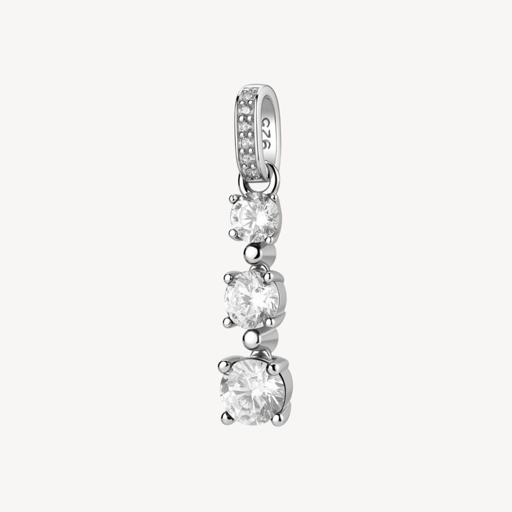 Brosway Pendente Argento Zirconi Bianchi Fancy