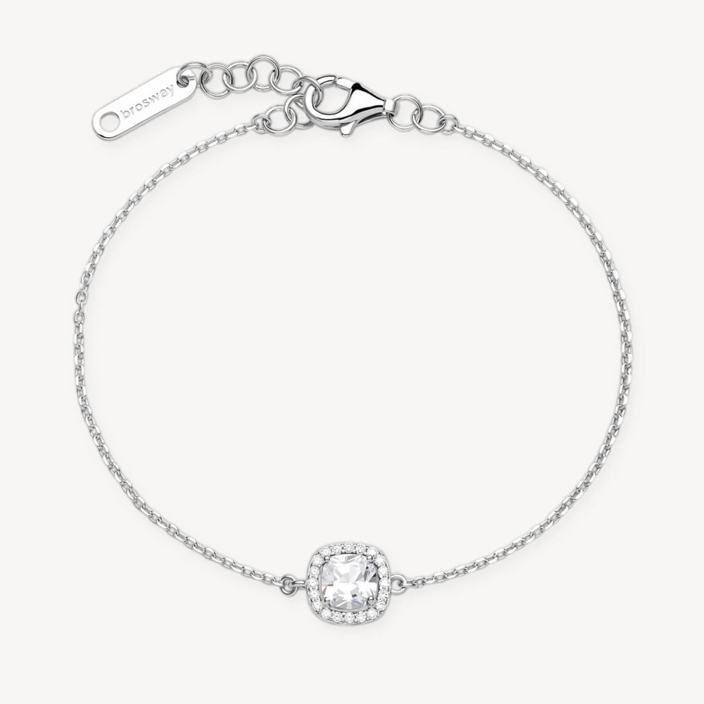 Brosway Bracciale Argento Zircone Bianco Fancy