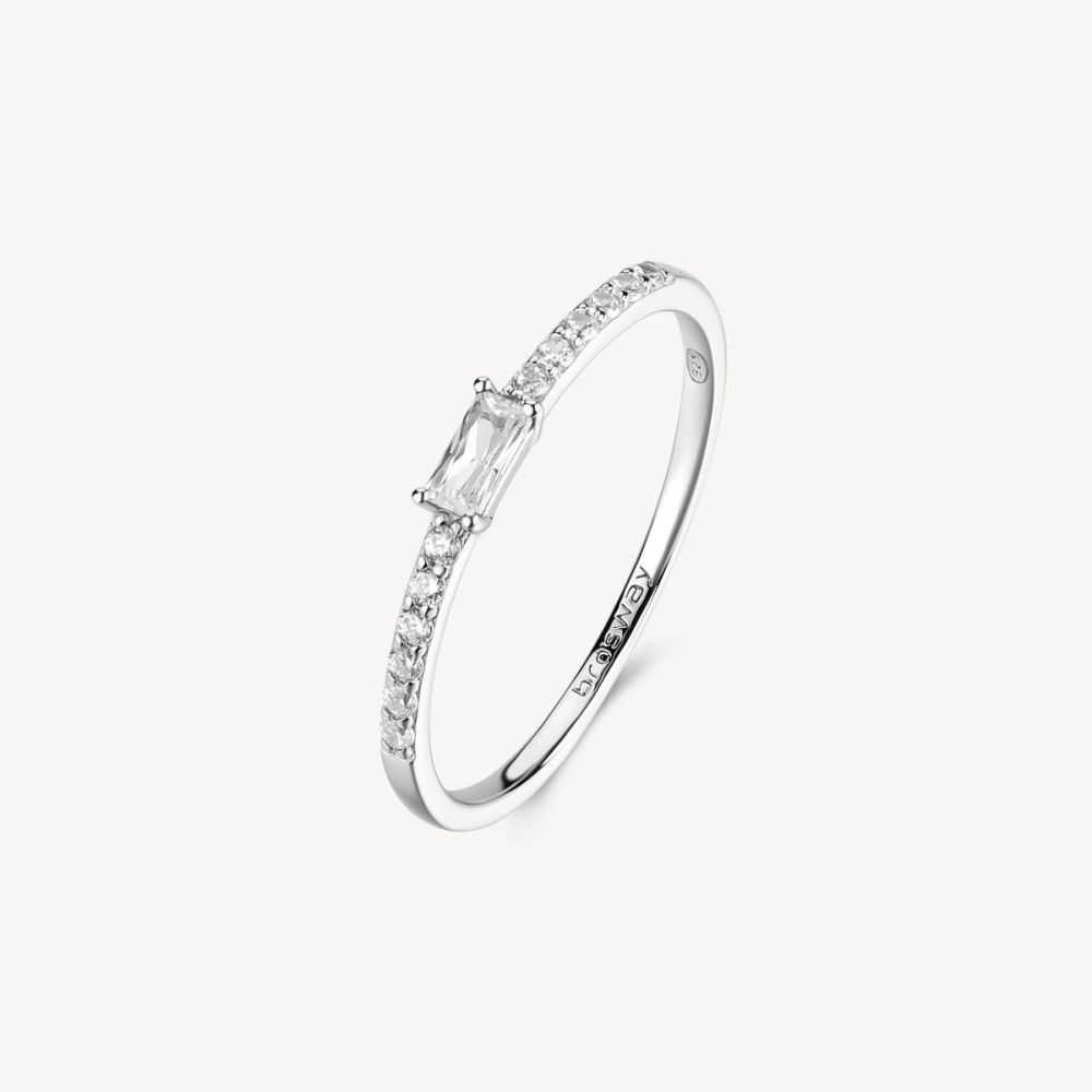 Brosway Anello Argento ZirconI Bianchi Fancy