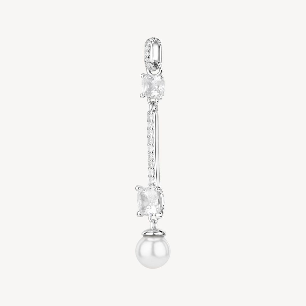 Brosway Pendente Argento Perla e Zirconi Bianchi Fancy