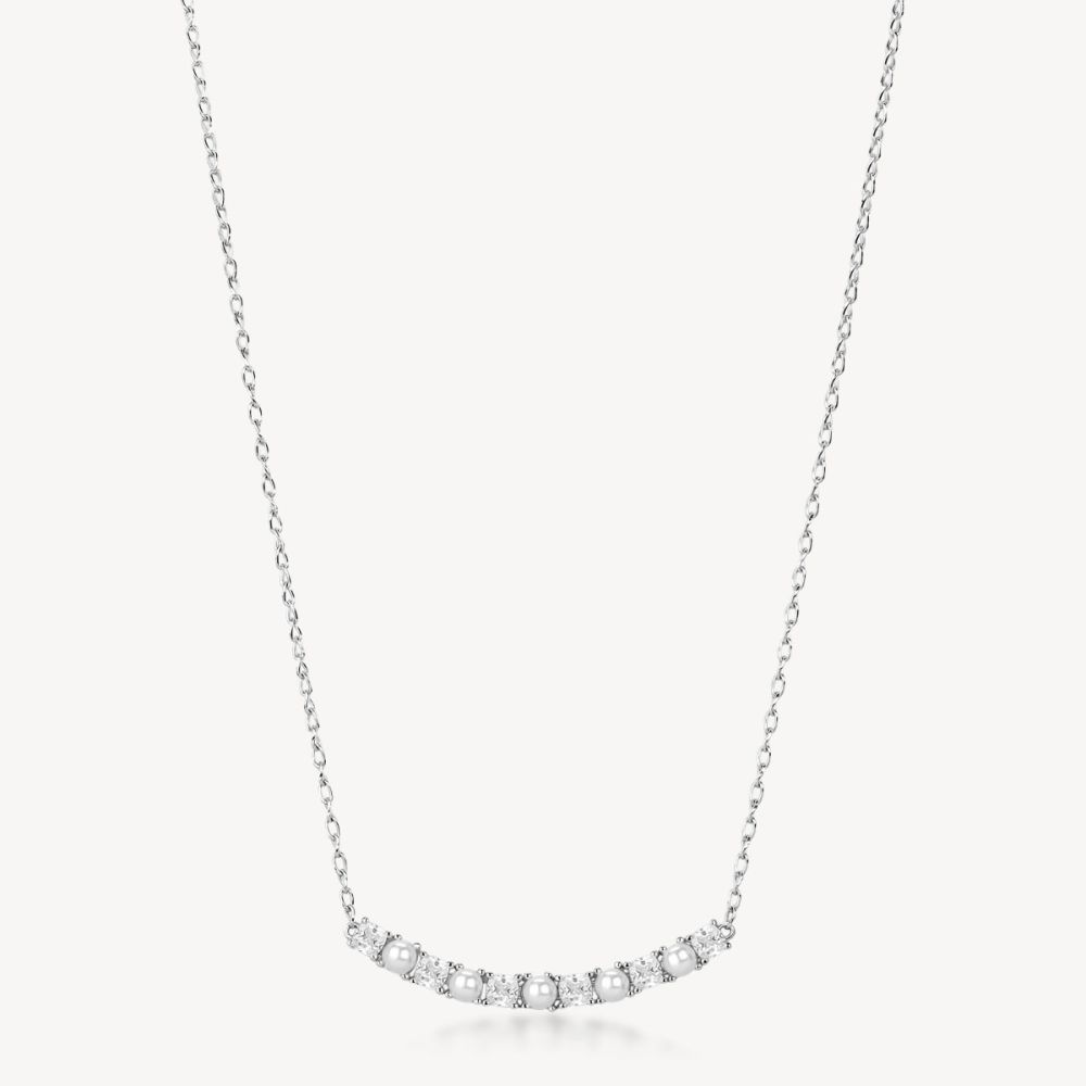 Brosway Collana Argento Zirconi Bianchi Fancy