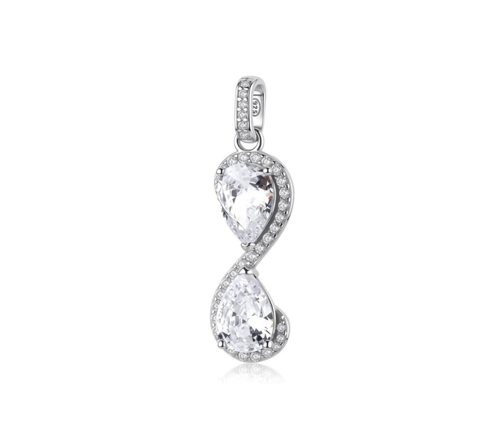 Brosway Pendente Argento Zirconi Bianchi Fancy
