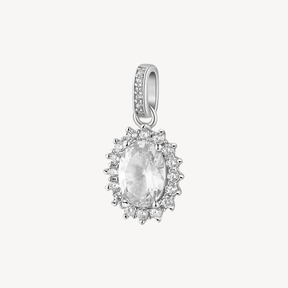 Brosway Pendente Argento Kate Cristalli Bianchi Fancy