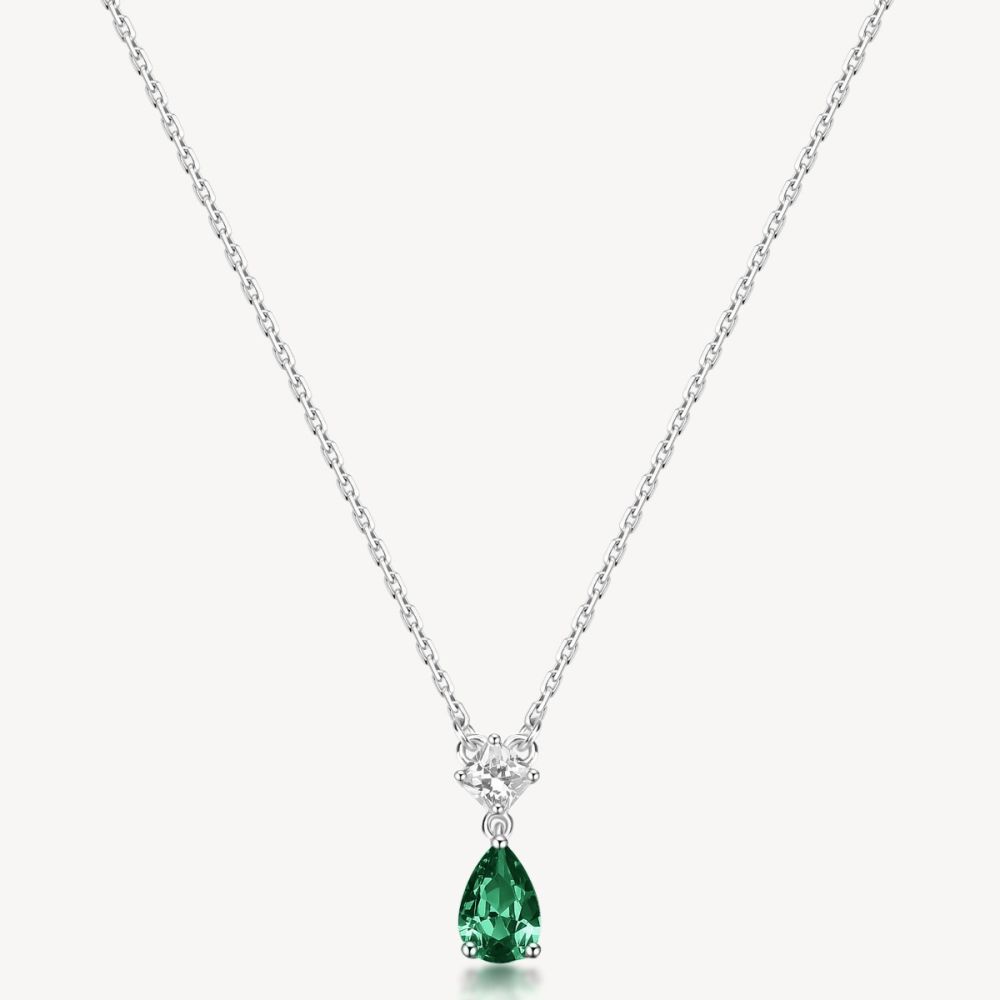 Brosway Collana Argento Cristalli Emerald Fancy