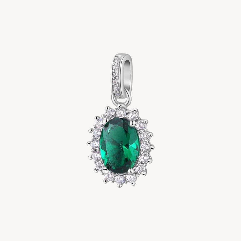 Brosway Pendente Argento Kate Verde Fancy