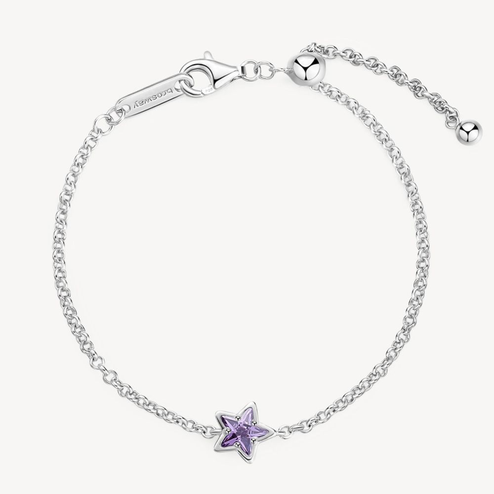 Brosway Bracciale Argento Stella Ametista Fancy