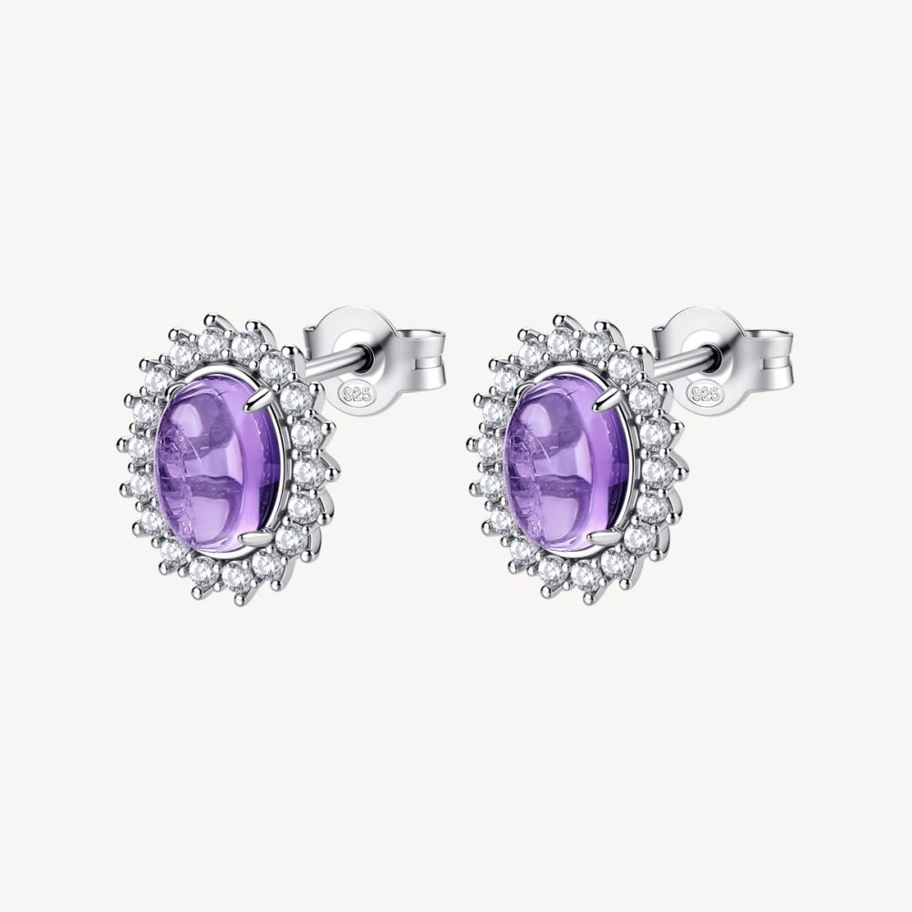 Brosway Orecchini Kate Argento Ametista e Zirconi Fancy