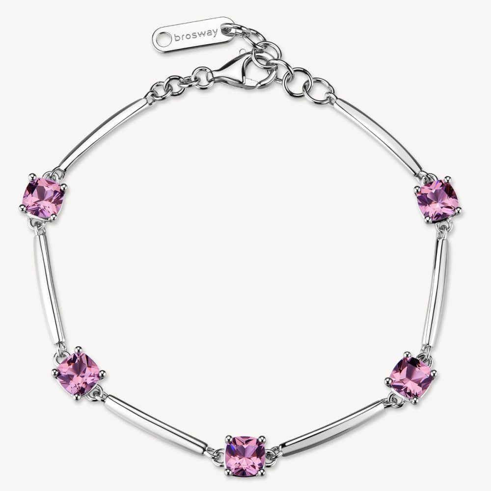 Brosway Bracciale Argento Cristalli Vintage Rose Fancy