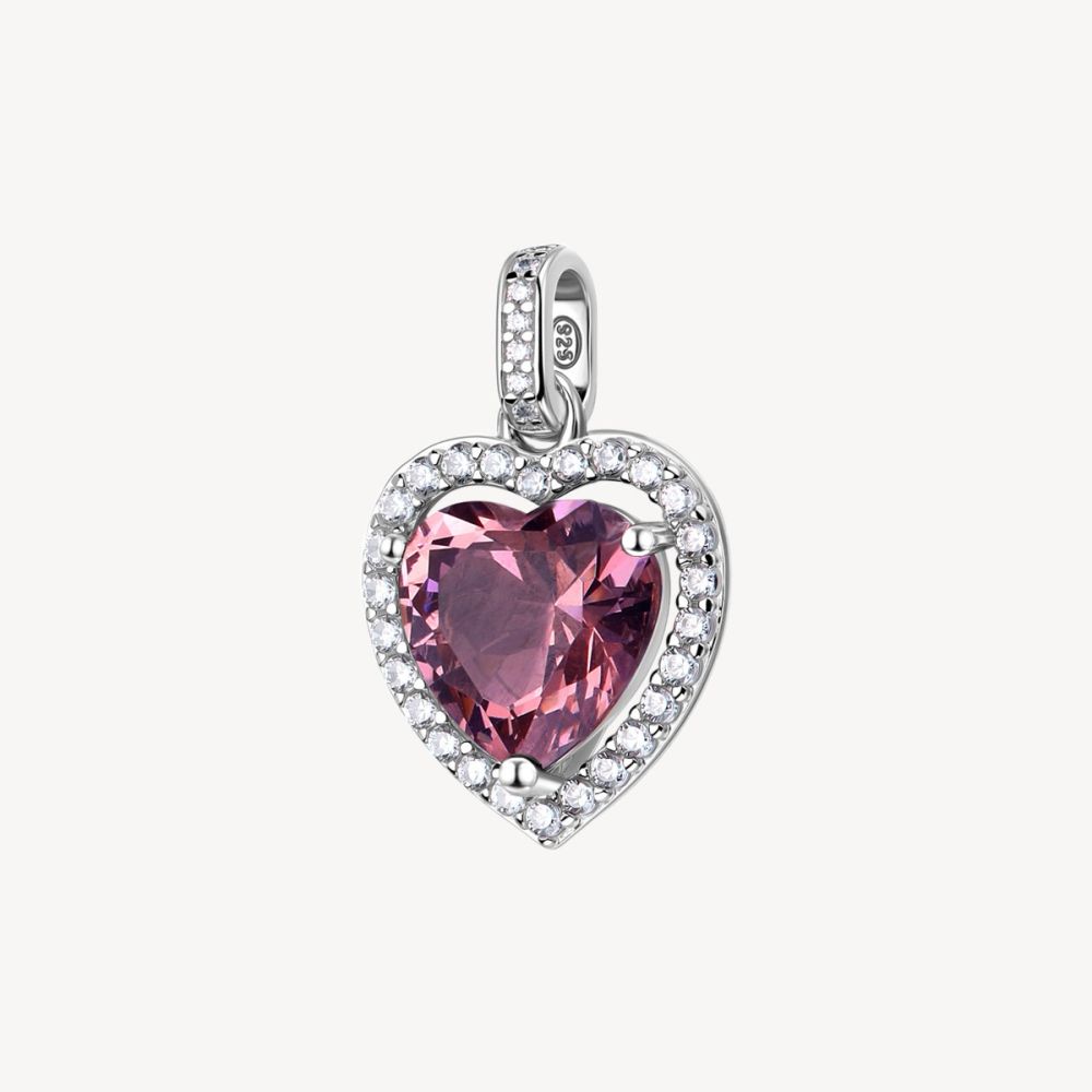 Brosway Pendente Argento Cuore Vintage Rosè Fancy