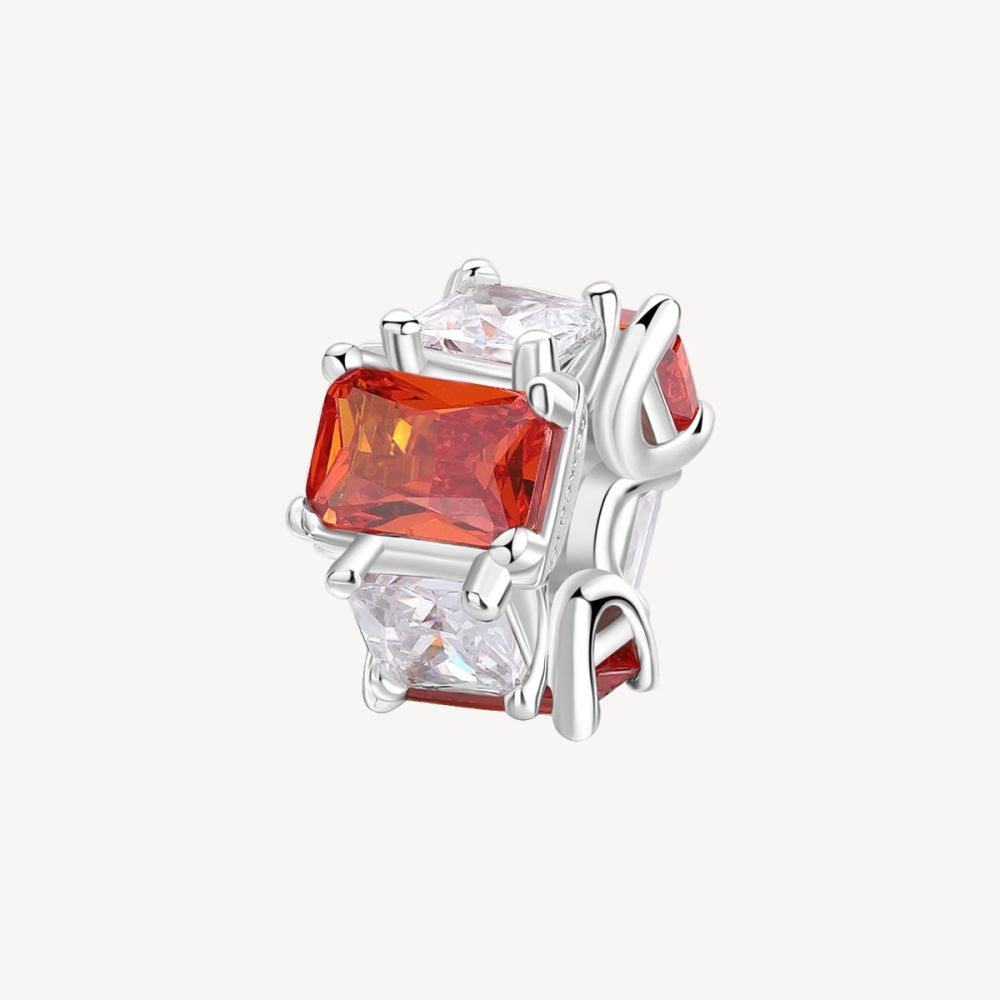 Brosway Pendente Argento Cristalli Arancio Fancy