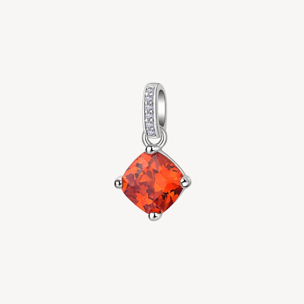 Brosway Pendente Argento Cristalli Arancio Fancy