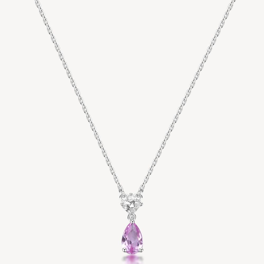 Brosway Collana Argento Cristallo Light Ruby Fancy