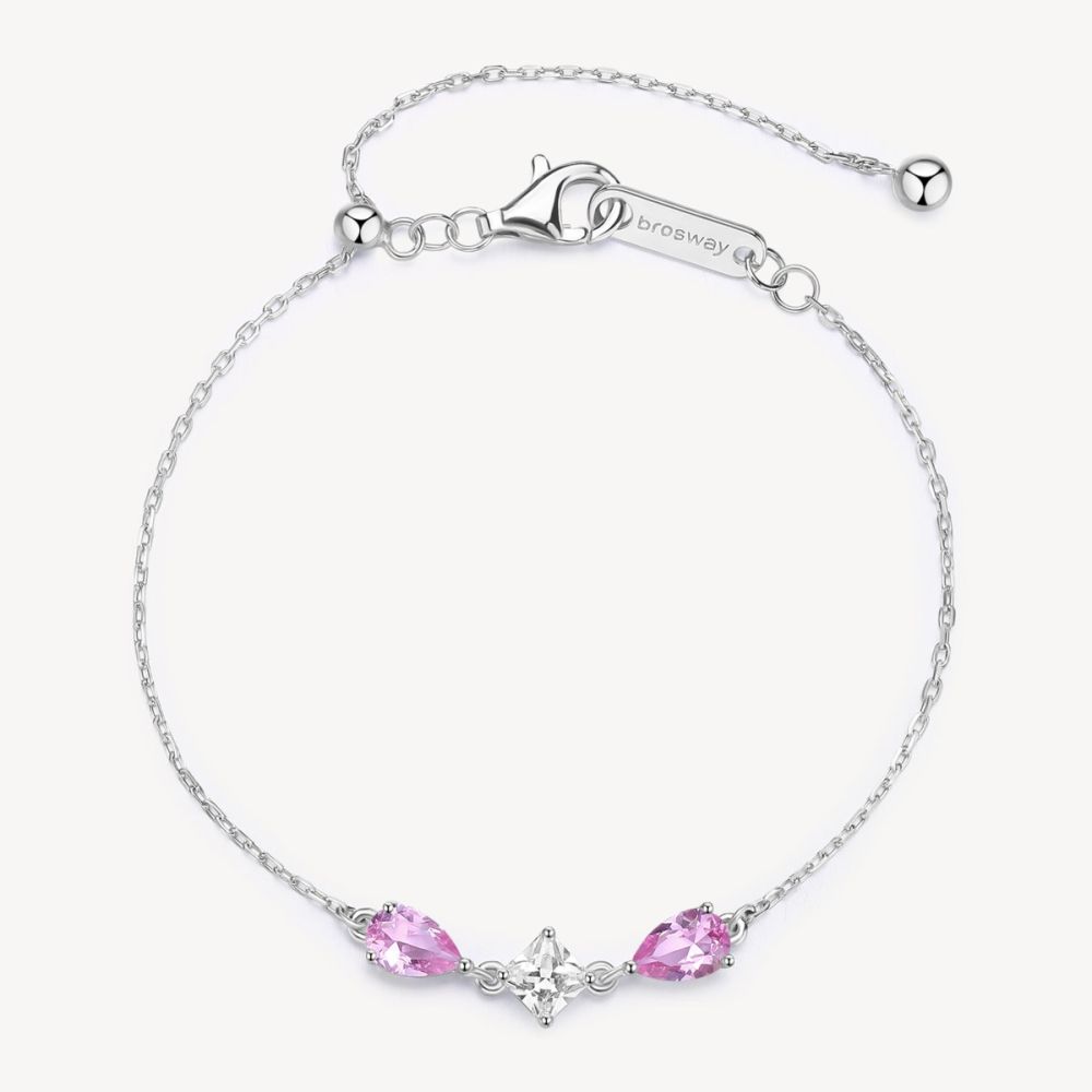 Brosway Bracciale Argento Cristalli Light Ruby Fancy