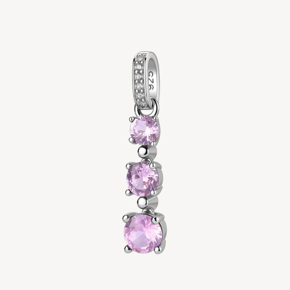 Brosway Pendente Argento Zirconi Rosa e Bianchi Fancy
