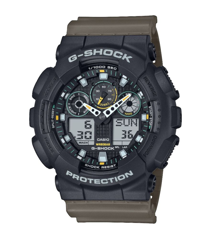 Casio G-Shock Orologio Multifunzione Digitale GA-100TU-1A3ER