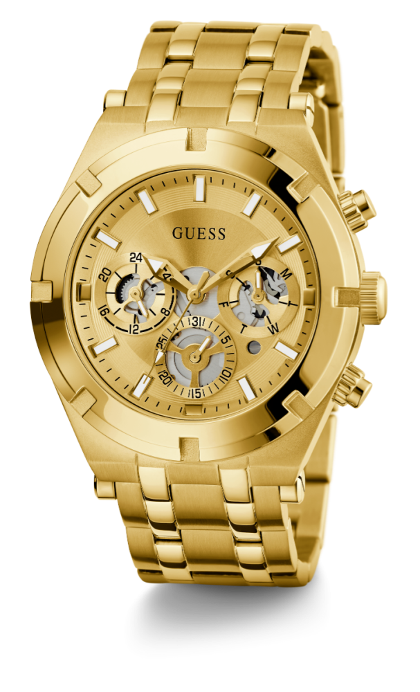Guess Orologio Acciaio Gold Multifunzione Quadrante Gold