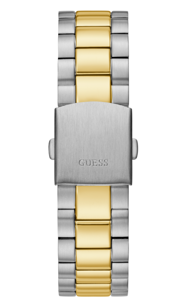 Guess Orologio Acciaio Bicolore Solo Tempo Quadrante Verde