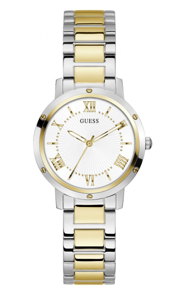 Guess Orologio Solo Tempo Acciaio Gold-Silver Dawn