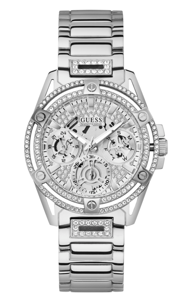 Guess Orologio Acciaio Multifunzione Quadrante Silver