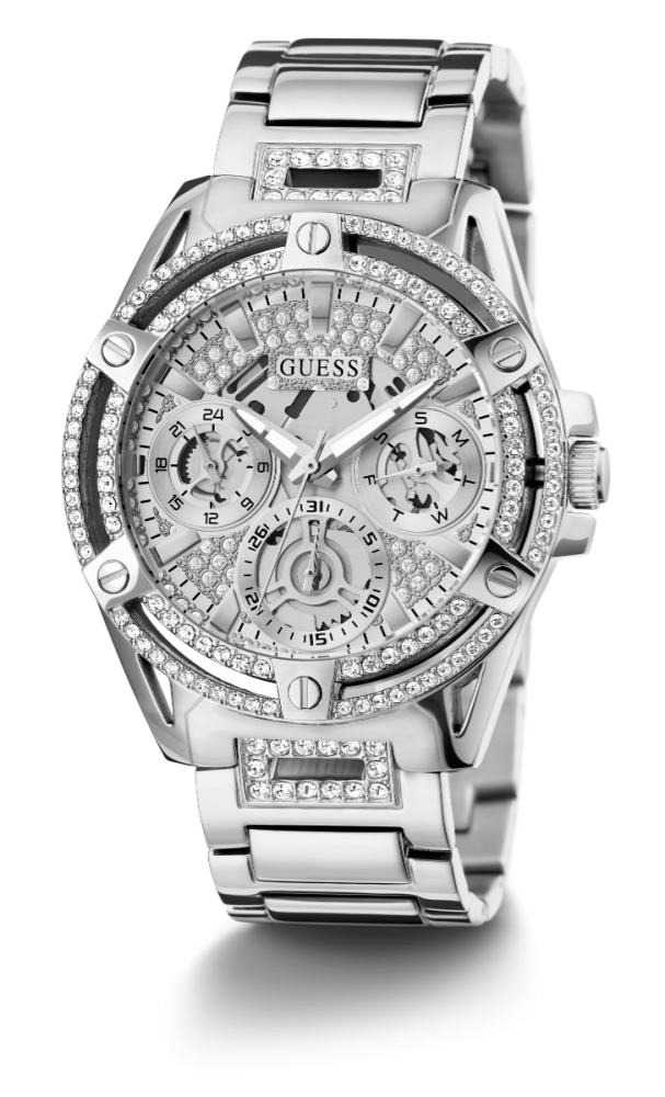 Guess Orologio Acciaio Multifunzione Quadrante Silver