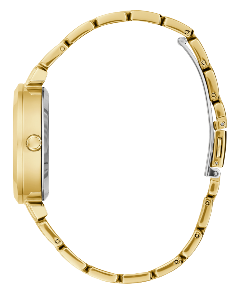 Guess Orologio Acciaio Gold Solo Tempo Quadrante Gold