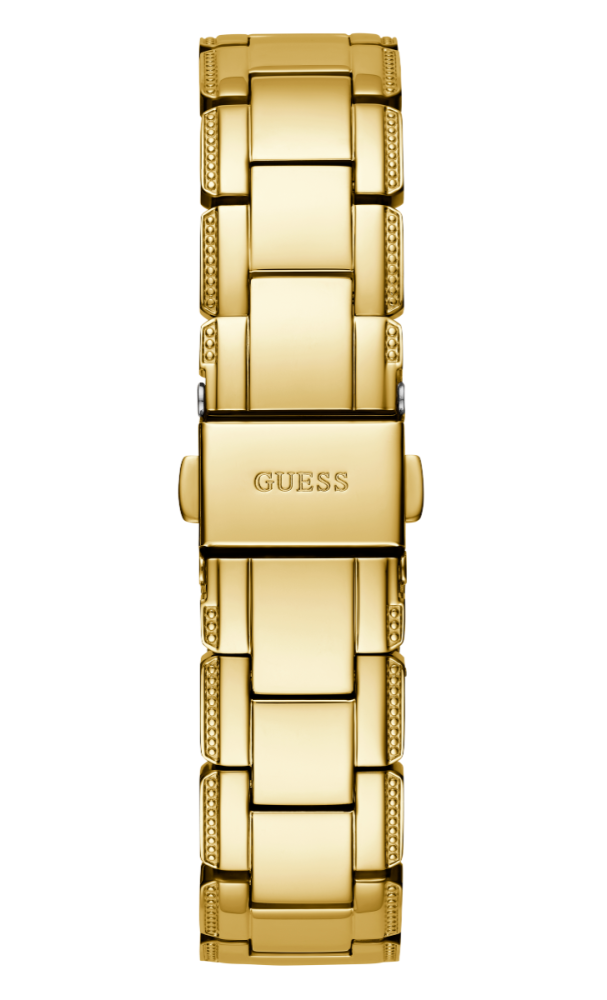 Guess Orologio Acciaio Gold Solo Tempo Quadrante Gold