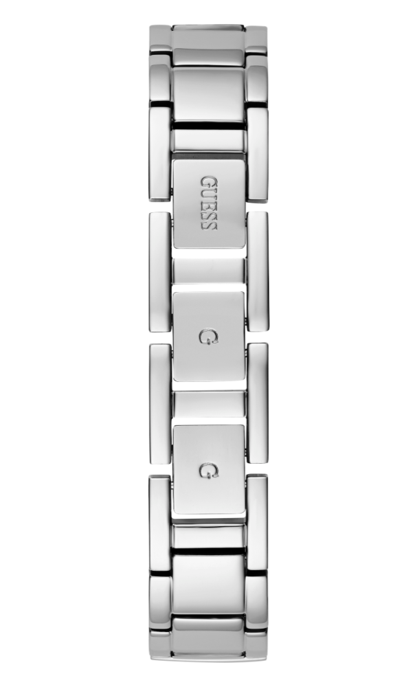 Guess Orologio Acciaio Solo Tempo Quadrante Silver