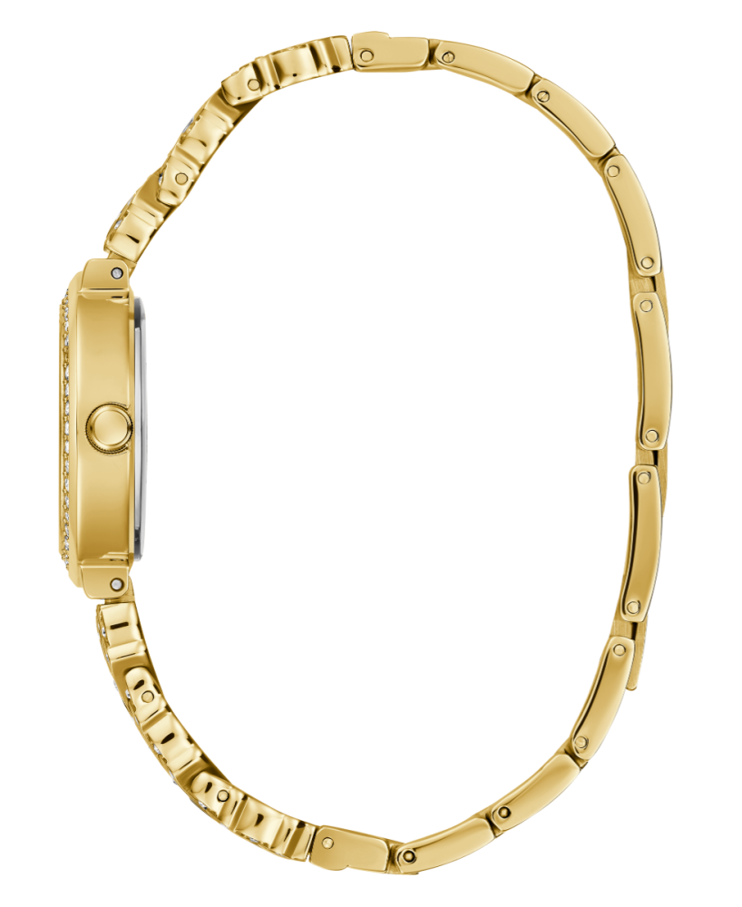 Guess Orologio Acciaio Gold Solo Tempo Quadrante Gold