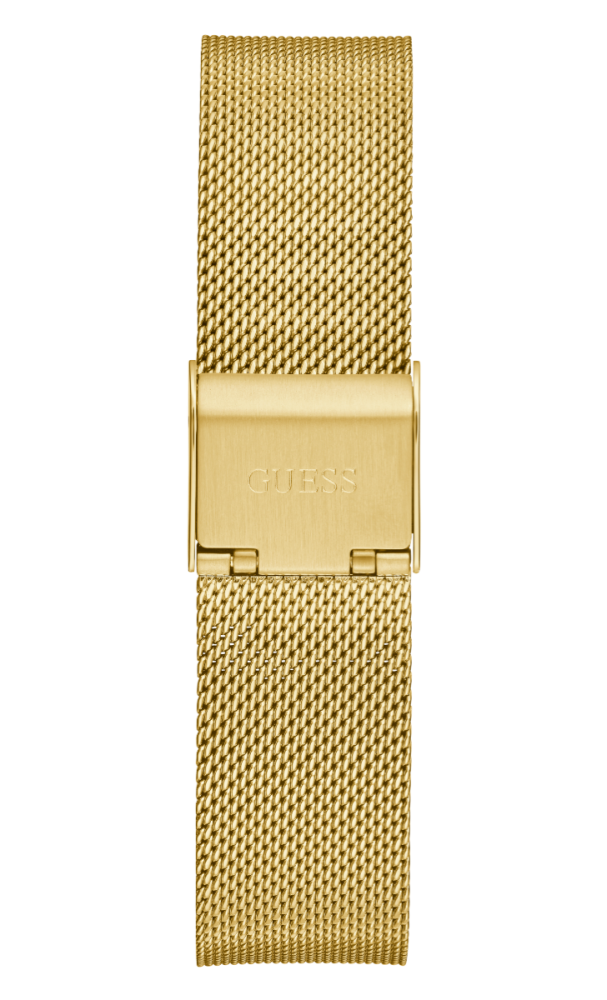 Guess Orologio Acciaio Gold Solo Tempo Quadrante Zirconato