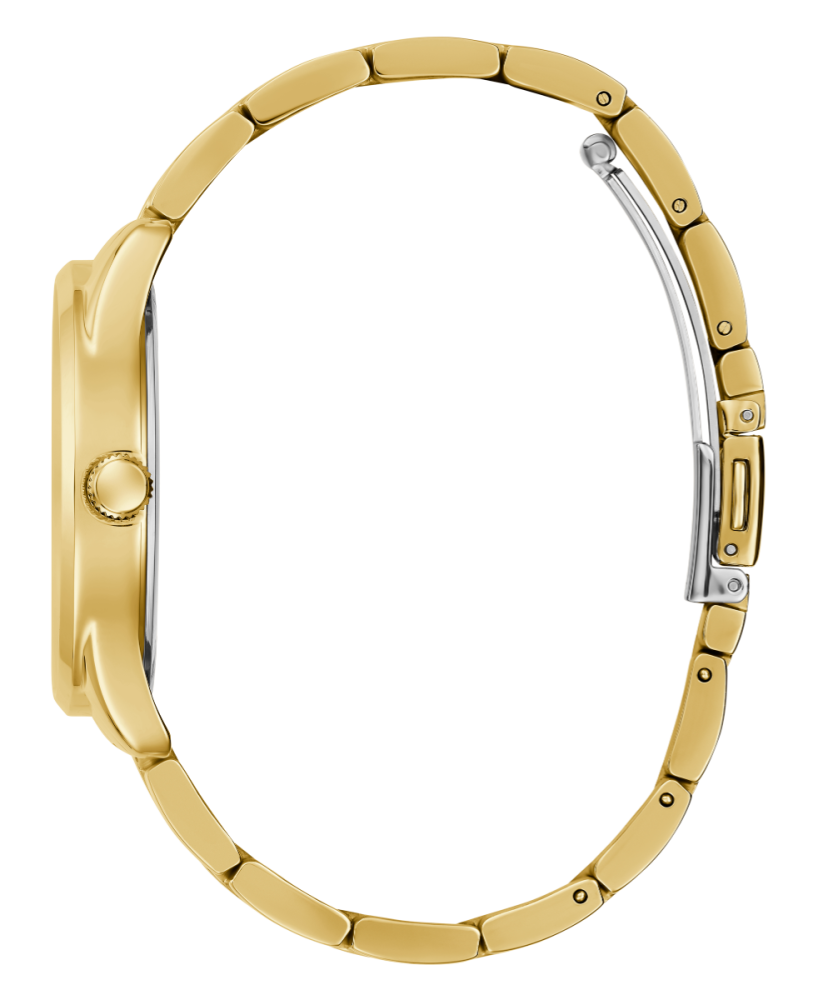 Guess Orologio Acciaio Gold Solo Tempo Quadrante Gold