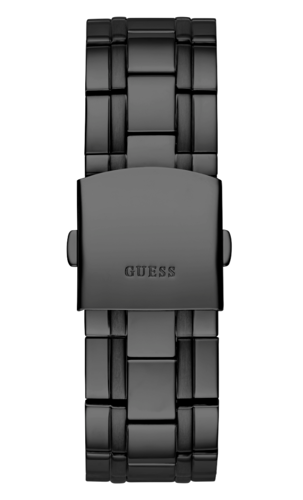 Guess Orologio Acciaio Nero Multifunzione Quadrante Nero