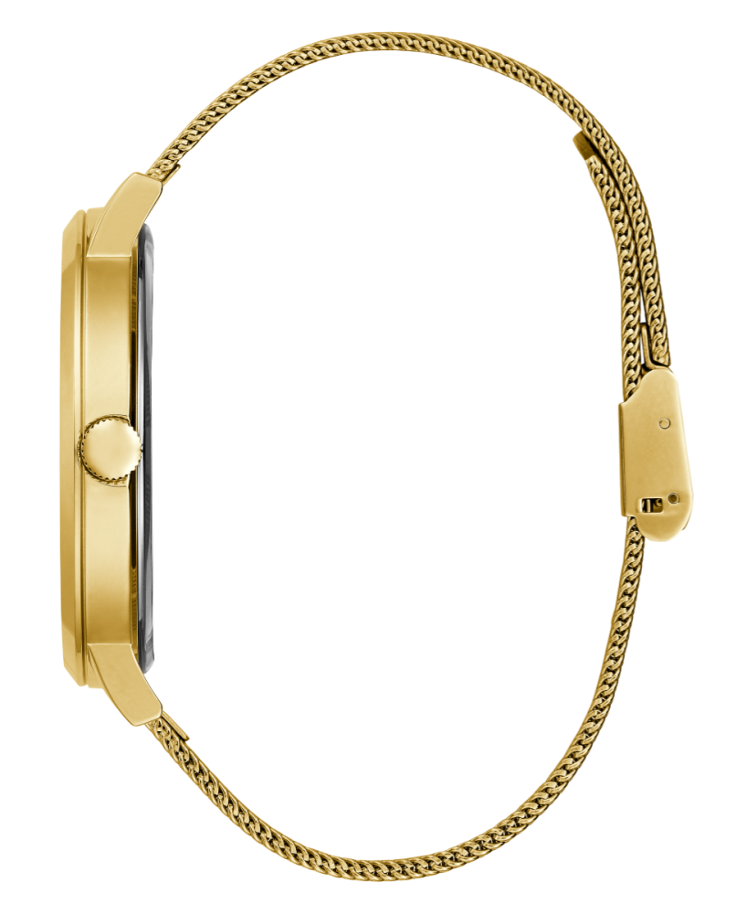 Guess Orologio Acciaio Gold Solo Tempo Quadrante Gold