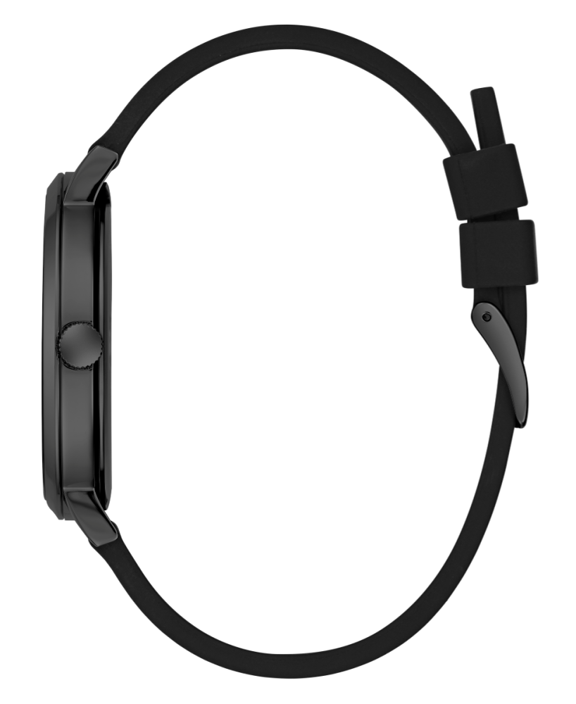 Guess Orologio Solo Tempo Acciaio Ip Nero