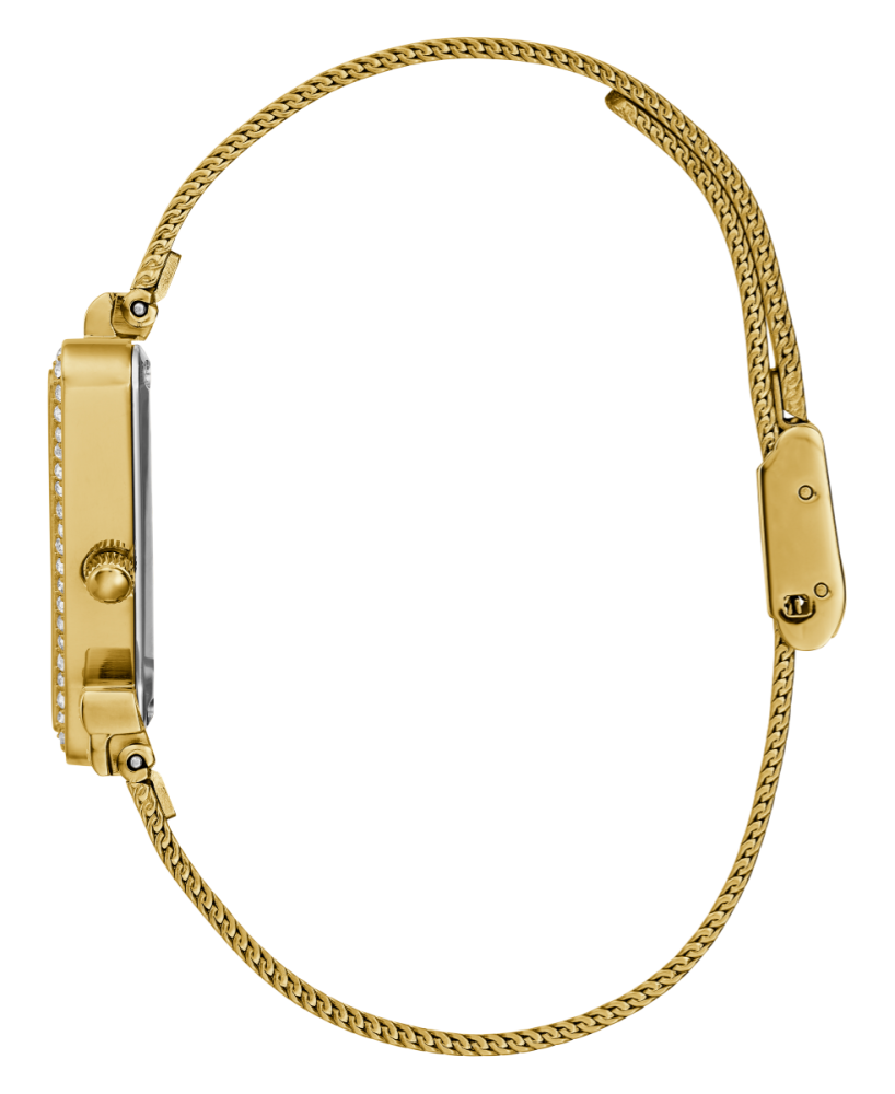 Guess Orologio Acciaio Gold Solo Tempo Quadrante Gold