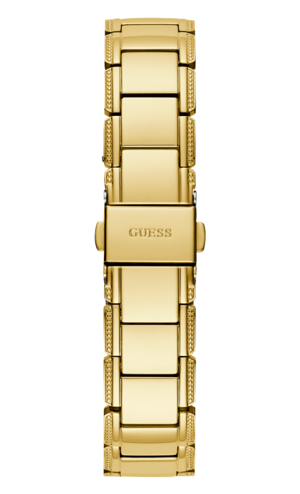 Guess Orologio Solo Tempo Acciaio Ip Gold