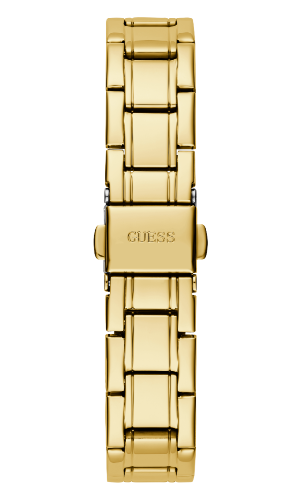 Guess Orologio Solo Tempo Acciaio Ip Gold