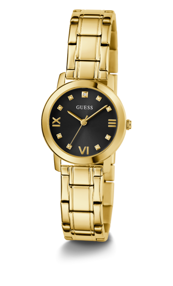 Guess Orologio Solo Tempo Acciaio Ip Gold