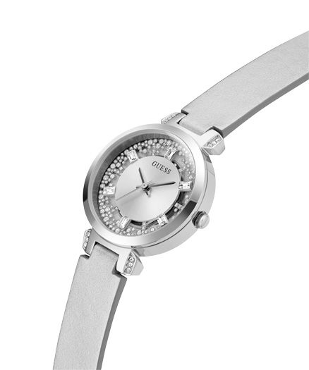 Guess Orologio Solo Tempo Acciaio Crystal Clear