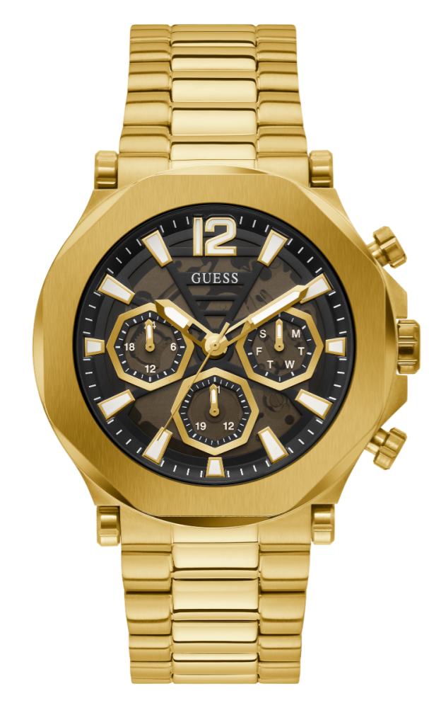 Guess Orologio Multifunzione Acciaio Ip Gold
