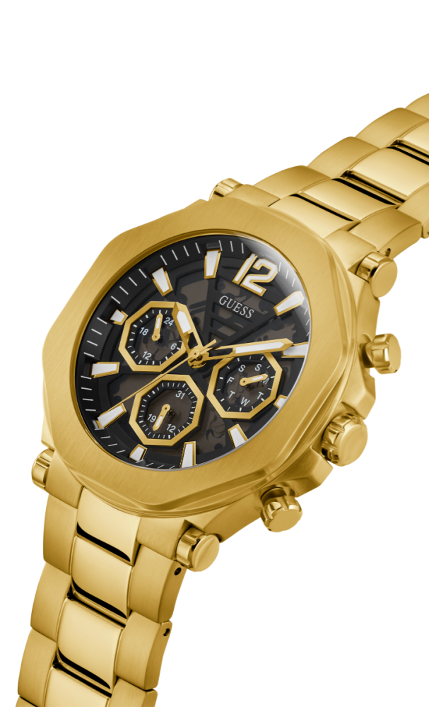 Guess Orologio Multifunzione Acciaio Ip Gold