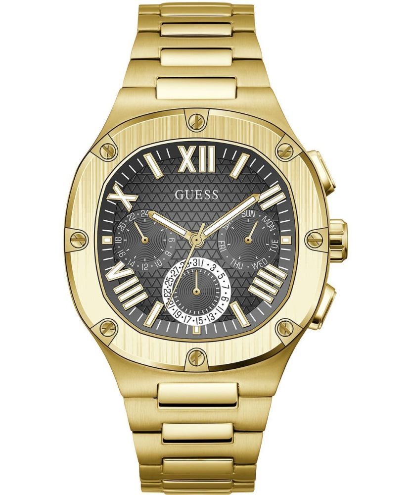 Guess Orologio Multifunzione Acciaio Gold Headline