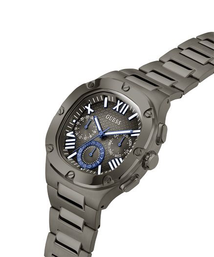 Guess Orologio Multifunzione Acciaio Gun Headline